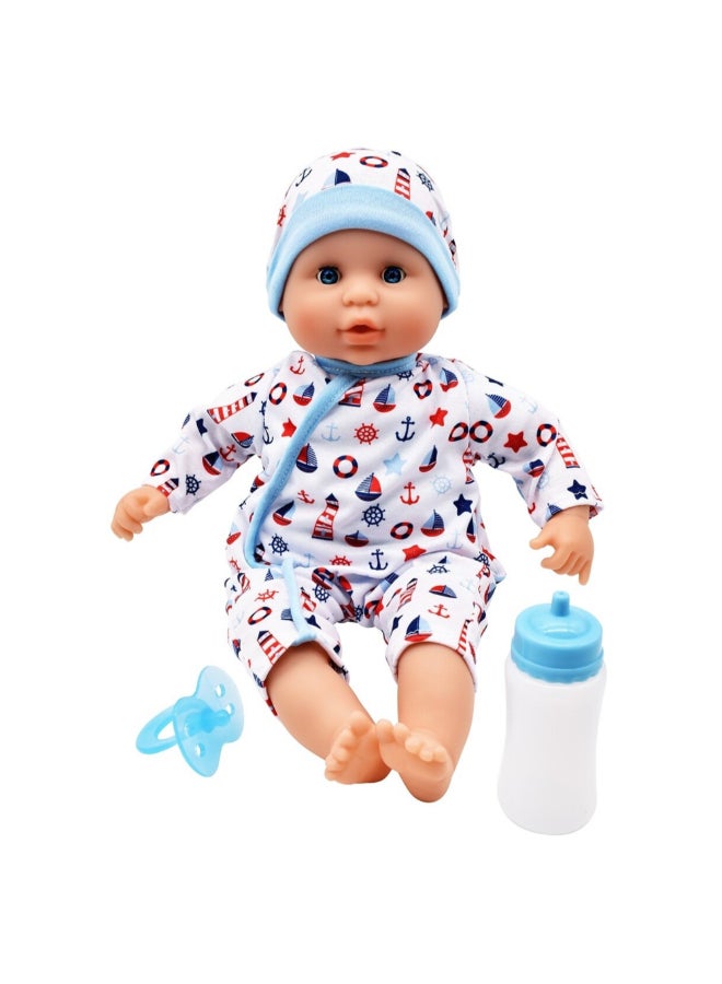 دولز وورلد دمية بادي ناعمة بيبي جوي بعيون نائمة متعددة الألوان 38 سم PKN78314 - Image 2