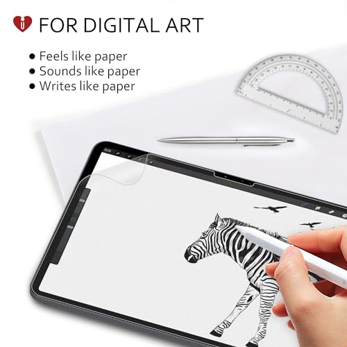 iCarez Screen Protector for iPad Pro 13 inch(M5 2025)(M4 7th Gen 2024) & iPad Air 13 inch(M2 6th Gen 2024/M3 7th Gen 2025), Anti-Glare Matte Reduce Fingerprint Face ID & Apple Pencil Campatible 2-Pack - Image 4
