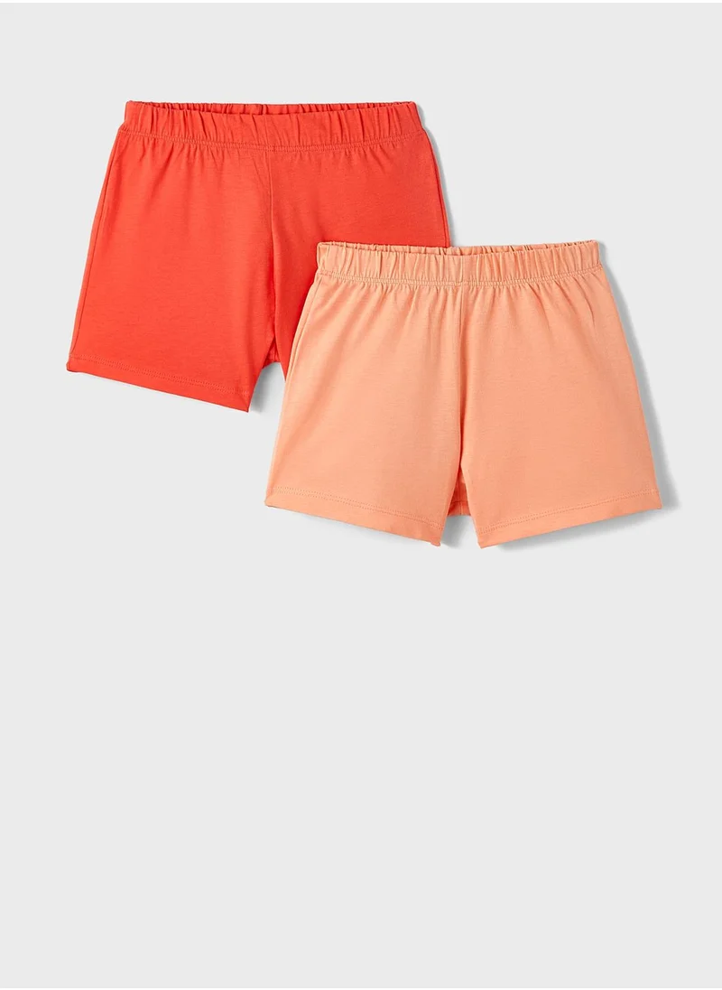 JUNE Kids 2 Pack Essential Shorts