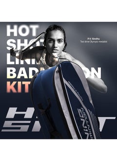 Li-Ning Hot Shot Triple Zipper Polyester Badminton Kit Bag | Large | Easy - Access Compartments | Spacious | Unisex - Men, Boys, Girls, Women  - Image 3
