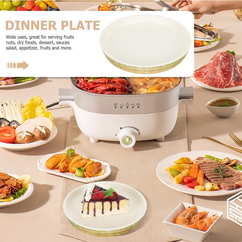 Imitation Snack Platter with Dipping Sauce Bowl and Food Serving Plate - Image 5
