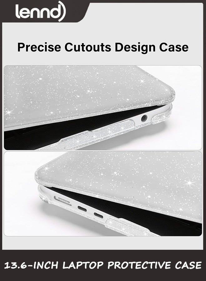 لينند متوافق مع أغطية الكمبيوتر المحمول مقاس 13.6 بوصة، وأغطية صلبة قابلة للتركيب، لامعة وشفافة. - Image 3