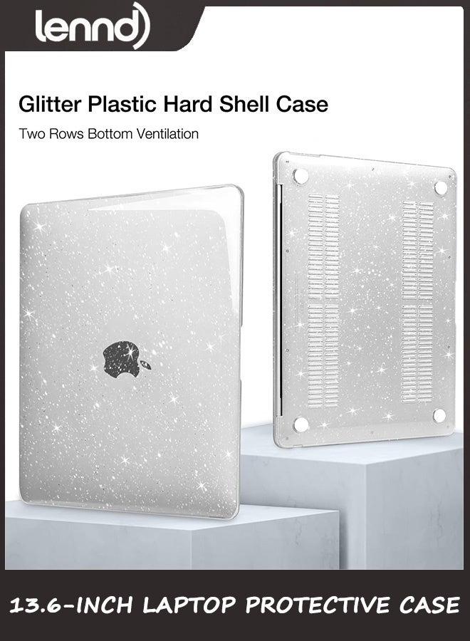 لينند متوافق مع أغطية الكمبيوتر المحمول مقاس 13.6 بوصة، وأغطية صلبة قابلة للتركيب، لامعة وشفافة. - Image 4