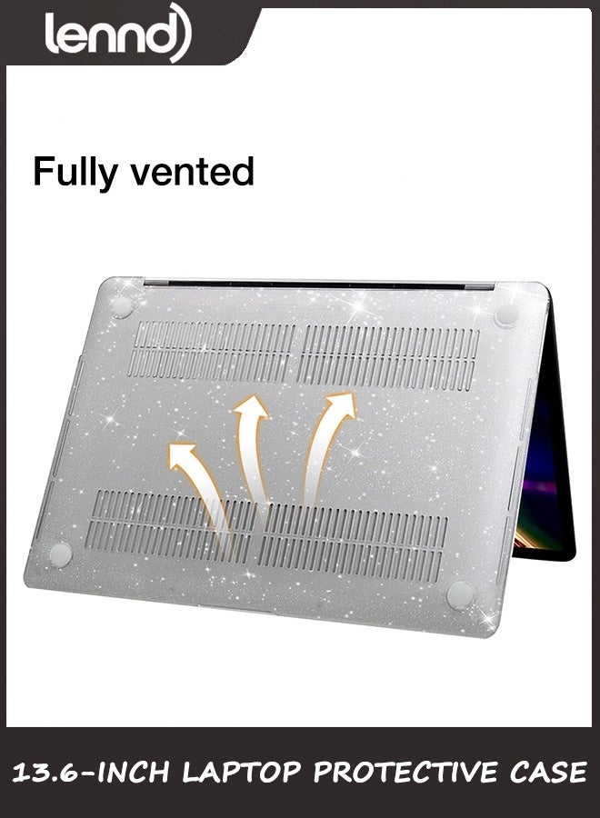 لينند متوافق مع أغطية الكمبيوتر المحمول مقاس 13.6 بوصة، وأغطية صلبة قابلة للتركيب، لامعة وشفافة. - Image 5