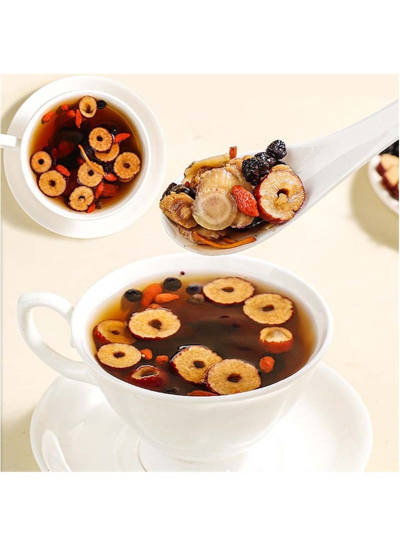 وينز تاون شاي الجينسنغ والتوت البري، أكياس شاي الجينسنغ التسعة - شاي التوت البري الأحمر، منظف الكلى العضوي بالأعشاب الصينية - Image 5