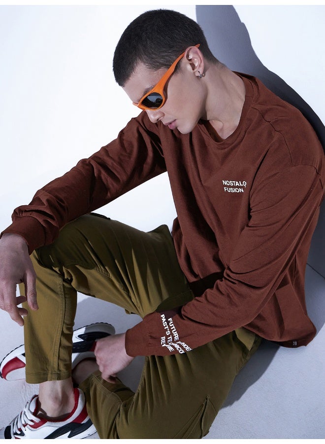 Hubberholme Men Brown T-Shirts - Casual Wear with a Stylish Edge  - Image 5