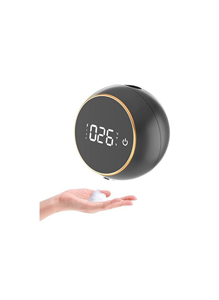 SYOSI Automatic Soap Dispenser Foaming Hand Free Soap Dispenser Wall Mount Foam Soap Dispenser Touchless Soap Dispenser Smart Electric Wall Auto Soap Dispenser for Bathroom, Kitchen  - Image 1