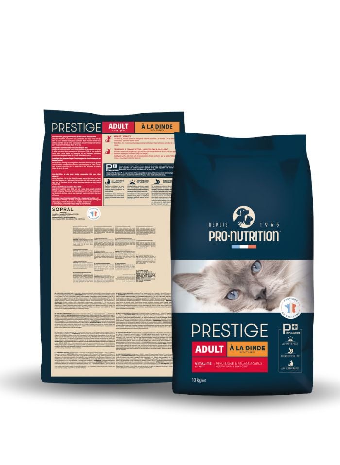 Pro nutrition Prestige Cat Adult Turkey 10Kg