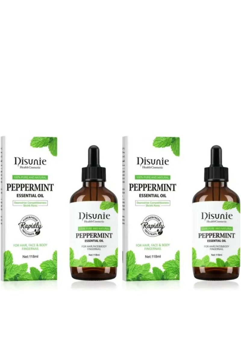 ديسوني زيت النعناع العطري النقي 118 مل 2 قطعة