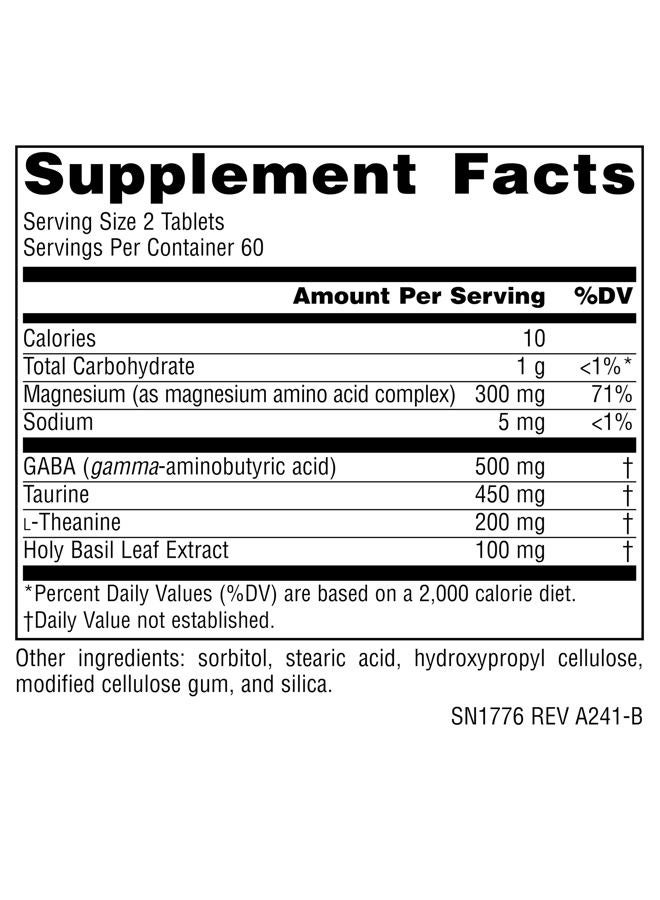Source Naturals Serene Science L-Theanine with Magnesium and GABA - 120 Tablets - Image 5