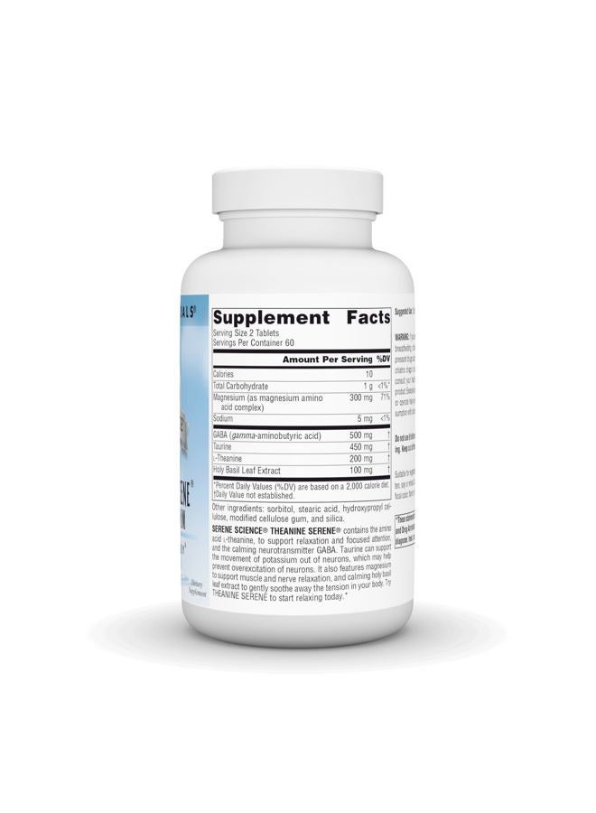 Source Naturals Serene Science L-Theanine with Magnesium and GABA - 120 Tablets - Image 2