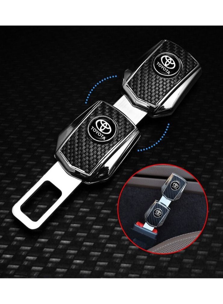 TOYOTA Premium Quality Seat Belt Buckle Seat Belt Clip With TOYOTA Logo 1 Pcs  - Image 2