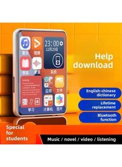 Generic Teng Student Version Mp3 Screen Mp4 Walkman Outside Bluetooth Mini Touch Screen English Reading Novels Listening To Songs Hao Bao Da-Body Color:2.4inch Touch Screen Black [vocal Dictionary/enlarged Battery]-Memory Capacity:128gb Downloaded Popular Resources (son + Novel) - Official Standard Configuration  - Image 2