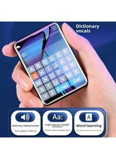 Generic Teng Student Version Mp3 Screen Mp4 Walkman Outside Bluetooth Mini Touch Screen English Reading Novels Listening To Songs Hao Bao Da-Body Color:2.4inch Touch Screen Black [vocal Dictionary/enlarged Battery]-Memory Capacity:128gb Downloaded Popular Resources (son + Novel) - Official Standard Configuration  - Image 5