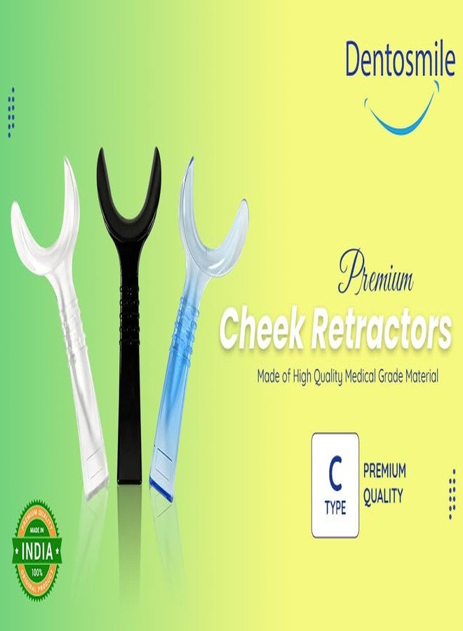 Dentosmile Premium Cheek Retractor Mouth Opener Transparent C Type in Different Packaging (Made in India) (4) - Image 4