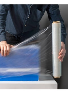vsell24 Pack of 9PC Stretch Film Wrap 1KG (400 Core ) Clear Packing with Heavy Duty Household Materials ,Office , Warehouse  - Image 2