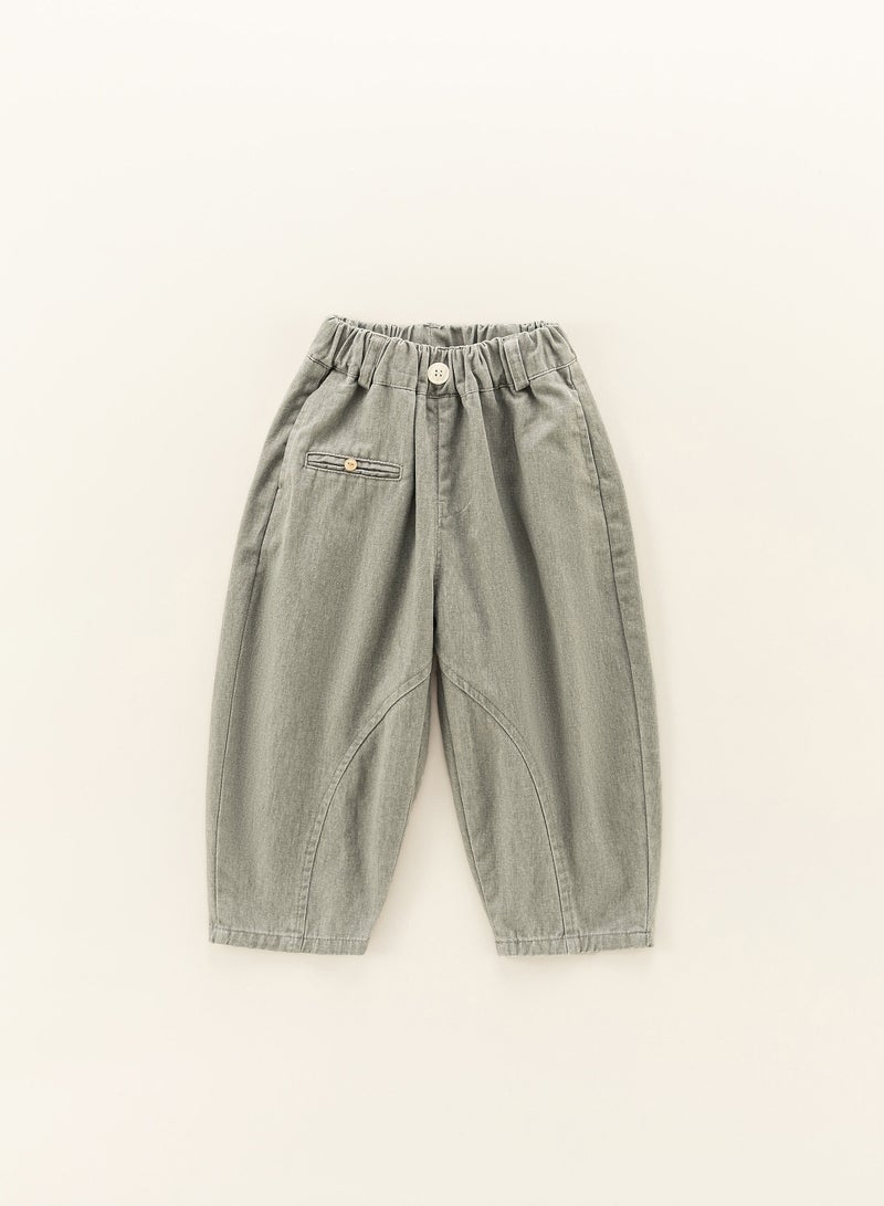 BEIBEIYIN Kids Pants 90-130cm Dark grey