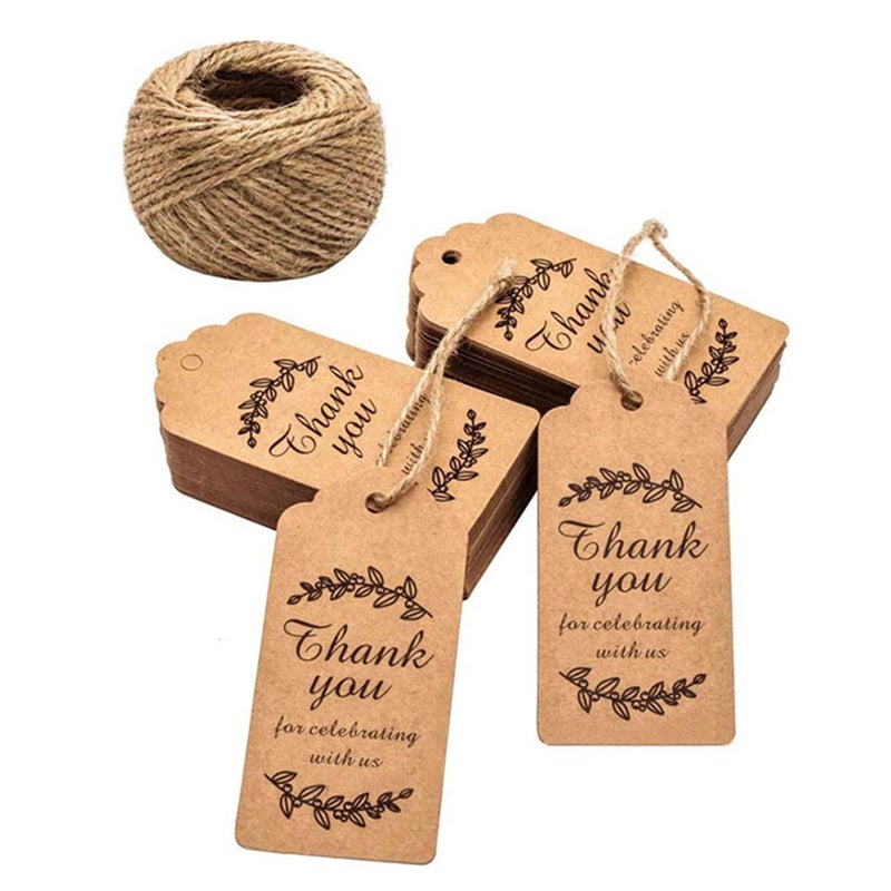 Kraft Paper Label, Durable for Crafting Projects, Suitable for Weddings and Gifts - Image 1