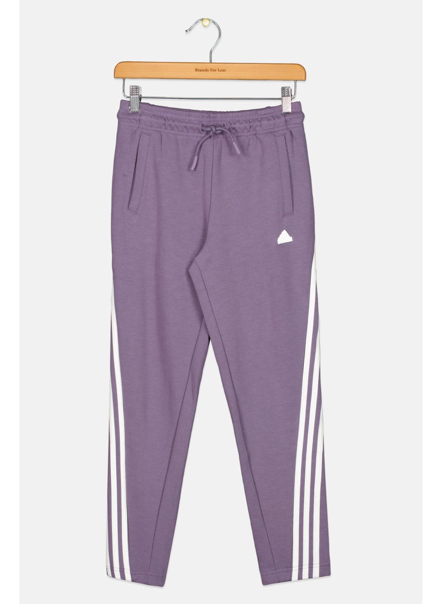 Adidas Kids Girl Slim Fit Training Track Pants, Lavender  - Image 1