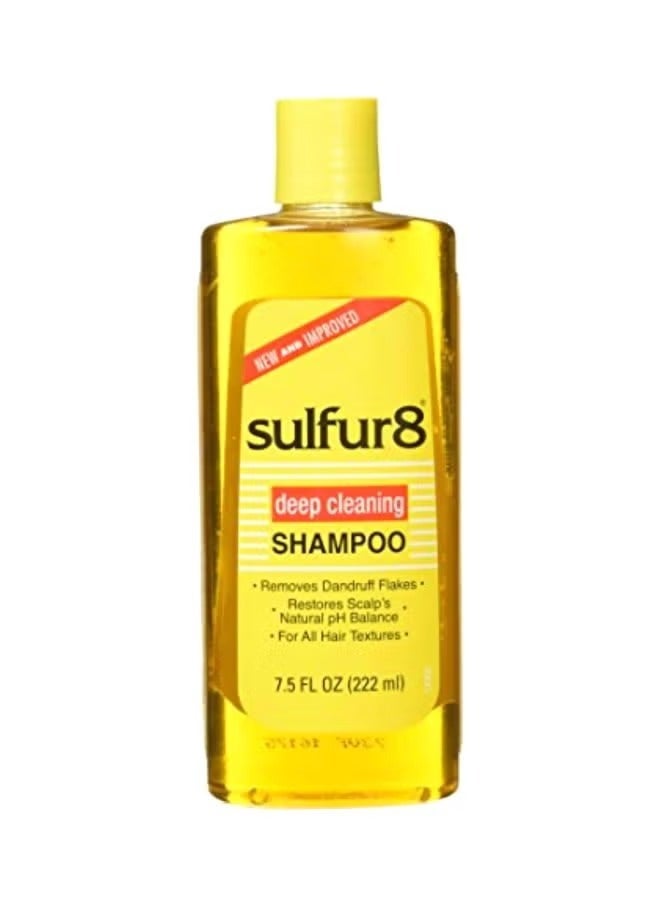 Sulfur 8 Deep Cleaning Shampoo For Dandruff 222ml - Image 1