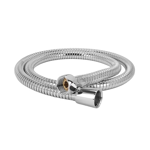 KINIK Diamond 304 Stainless Steel Chrome Finished Extendable 2 Meter Flexible Shower Hose Handshower Hose Shower Tube and Health Faucet Tube for Bathroom - Image 1