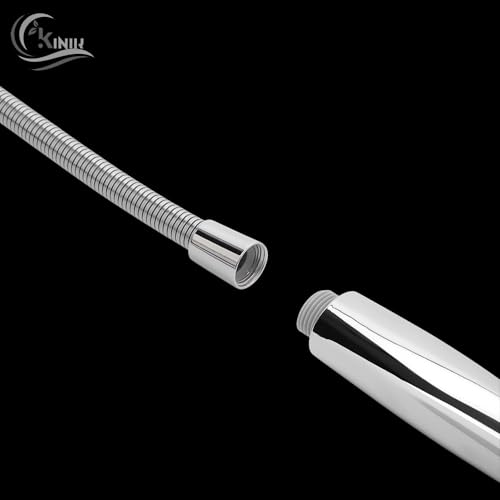 KINIK Diamond 304 Stainless Steel Chrome Finished Extendable 2 Meter Flexible Shower Hose Handshower Hose Shower Tube and Health Faucet Tube for Bathroom - Image 3