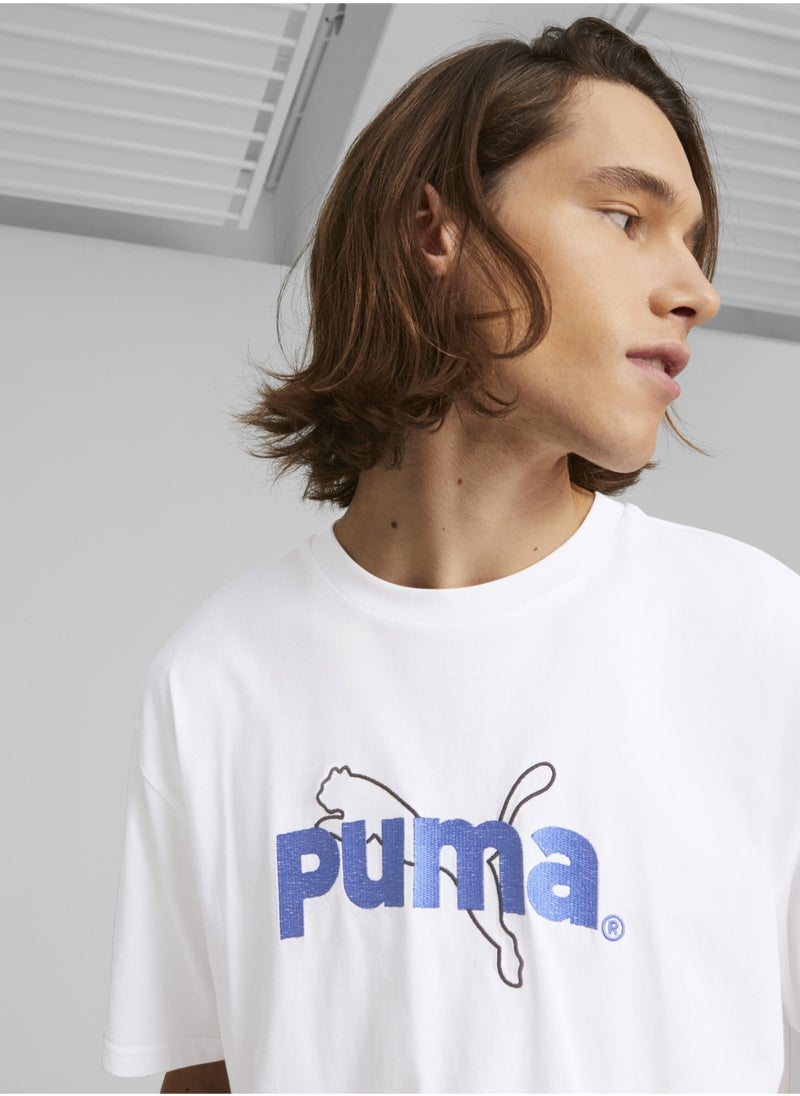PUMA - TEAM Graphic Mens Shortsleeve T-shirt - Image 1