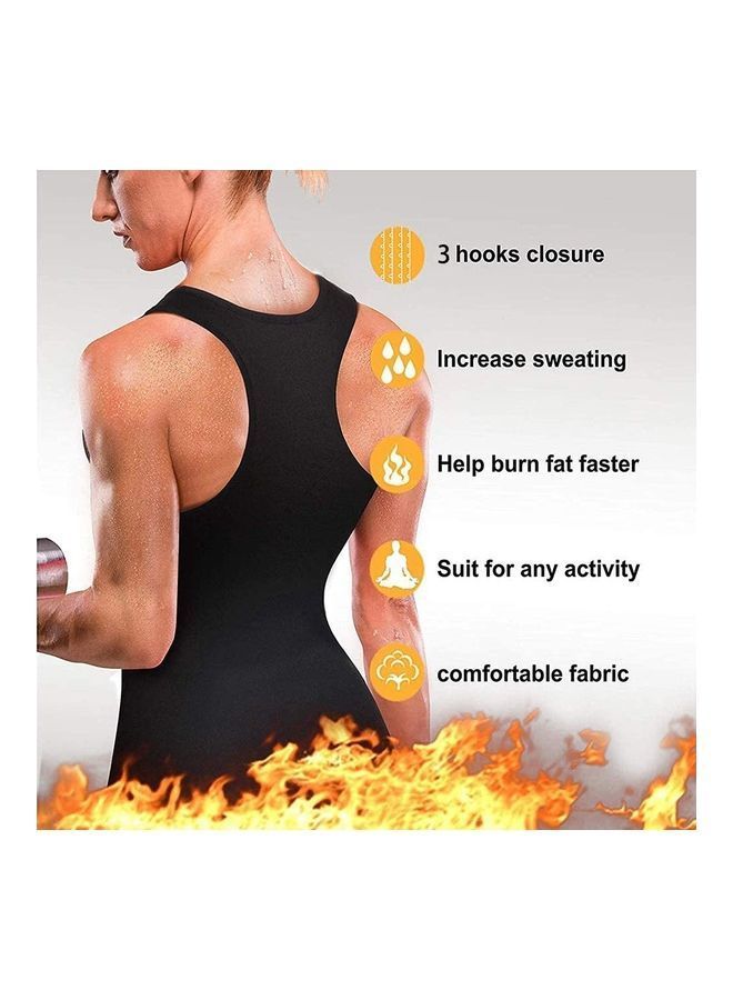 NIBEMINENT Women'S Neoprene Waist Trainer Corset Sauna Sweat Vest XL - Image 2