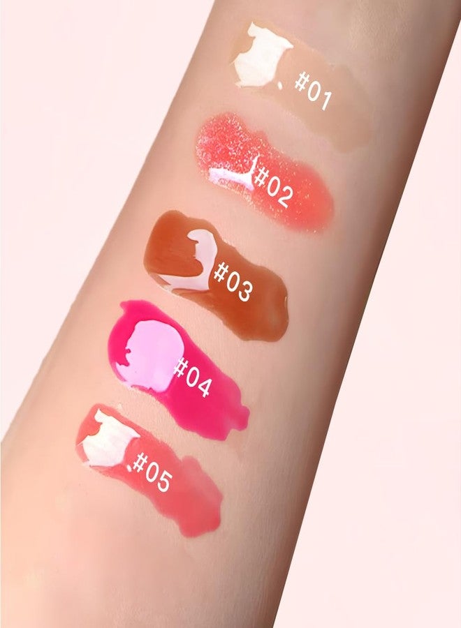 SAM SUGAR Lip Balm with Keychain Hydrating Tinted Lip Gloss, Moisturizing Lip Butter Balm with Natural Shine, Non-Sticky Lip Care for Dry Lips (Berry) - Image 5