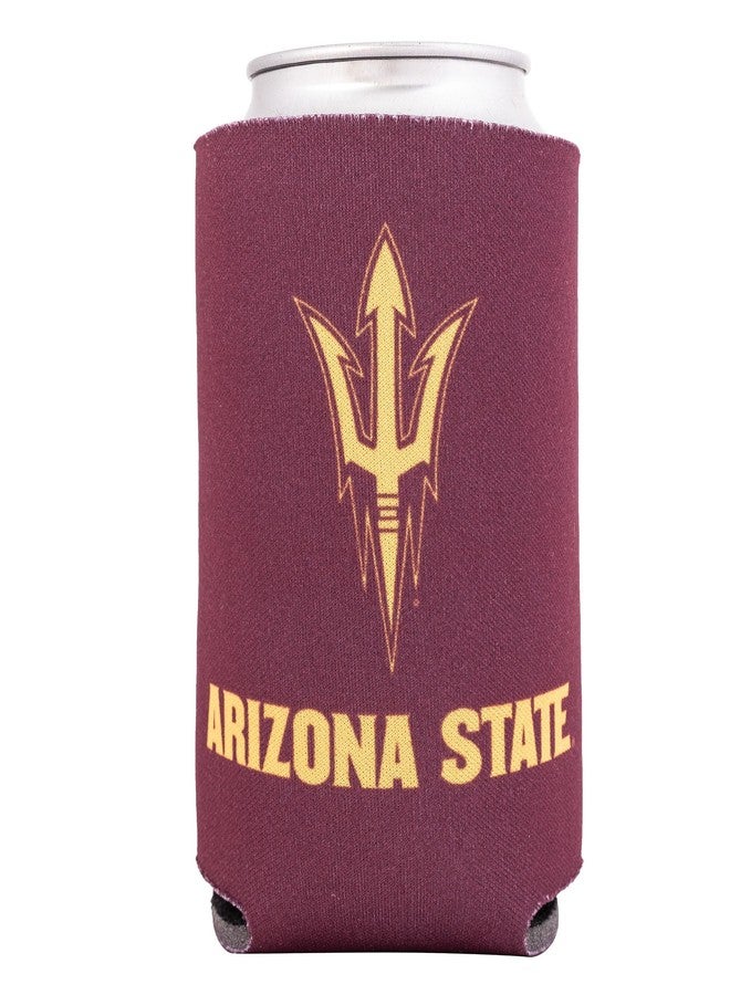 ديزرت كاكتوس حافظة علب مشروبات من ديزرت كاكتوس، جامعة ولاية أريزونا، مبرد مشروبات ASU Sun Devils، عبوة واحدة من الفوم، حامل علب سعة 12 أونصة، جانب واحد (التصميم أ) - Image 1