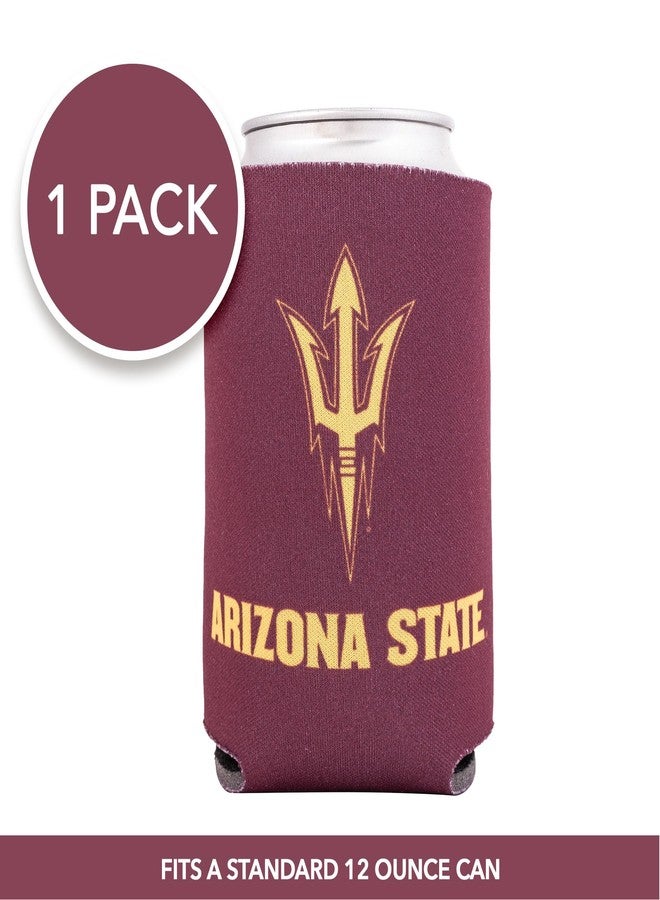ديزرت كاكتوس حافظة علب مشروبات من ديزرت كاكتوس، جامعة ولاية أريزونا، مبرد مشروبات ASU Sun Devils، عبوة واحدة من الفوم، حامل علب سعة 12 أونصة، جانب واحد (التصميم أ) - Image 3