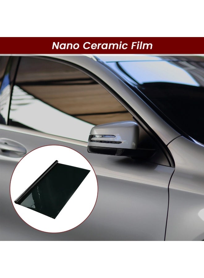 فانتوم فيلم نوافذ سيارة Phantom Pro Max Nano Ceramic لسبعة مقاعد، مع عزل حراري بنسبة 99%، وحجب للأشعة فوق البنفسجية والوهج، وطبقة عازلة للحرارة بنسبة 70% من الأمام، و20% من الخلف والوسط، ومقاومة للخدش، وسهلة التركيب، وطبقة تظليل عالية الجودة. - Image 4