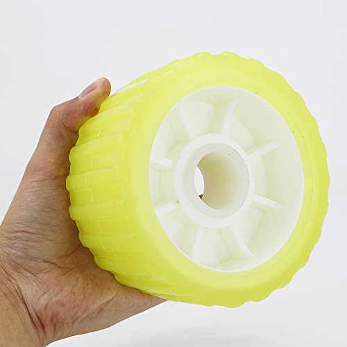 LIAULIADLL 3 Inch Width x 5 Inch OD Ribbed Wobble Roller Kit/Poly Ribbed Wobble Roller - Image 3