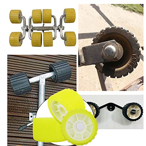 LIAULIADLL 3 Inch Width x 5 Inch OD Ribbed Wobble Roller Kit/Poly Ribbed Wobble Roller - Image 5