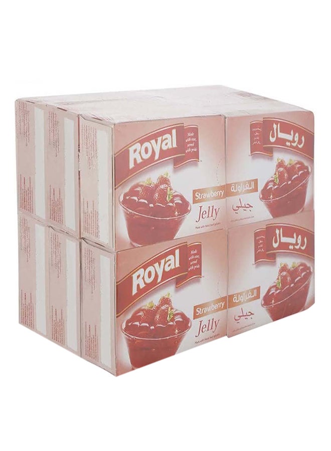 Royal Strawberry Flavor Jelly Mix Pack of 12 - Image 3