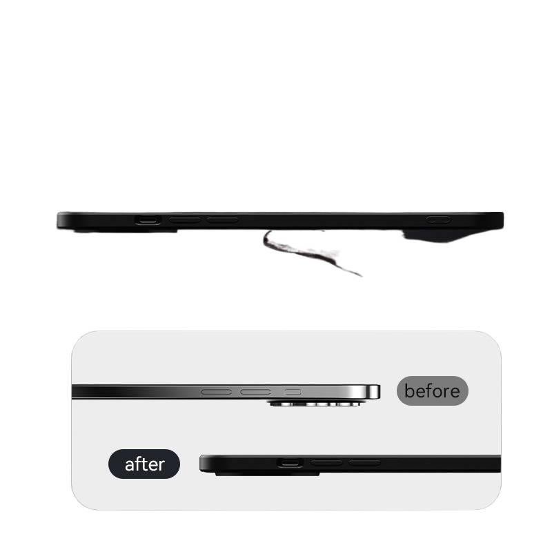 LS غطاء MagSafe بملمس جلد لـ iPhone 14 / 14 Plus / 14 Pro / 14 Pro Max مع حماية من السقوط ومغناطيس قوي مع مقاوم للصدمات مع ملمس جلد مع قبضة مضادة للانزلاق باللون أسود مضاد للانزلاق م. - Image 4