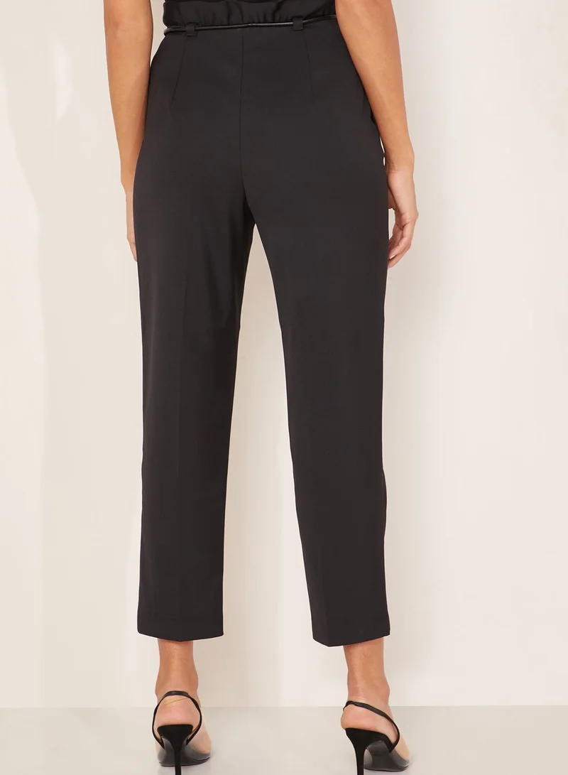 Ted Baker Eviia Paperbag Belted Tapered Pants