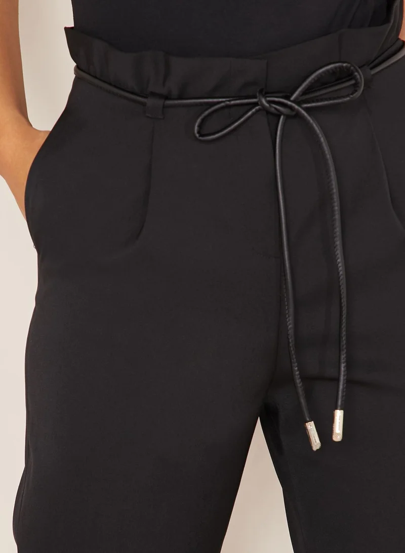 Ted Baker Eviia Paperbag Belted Tapered Pants