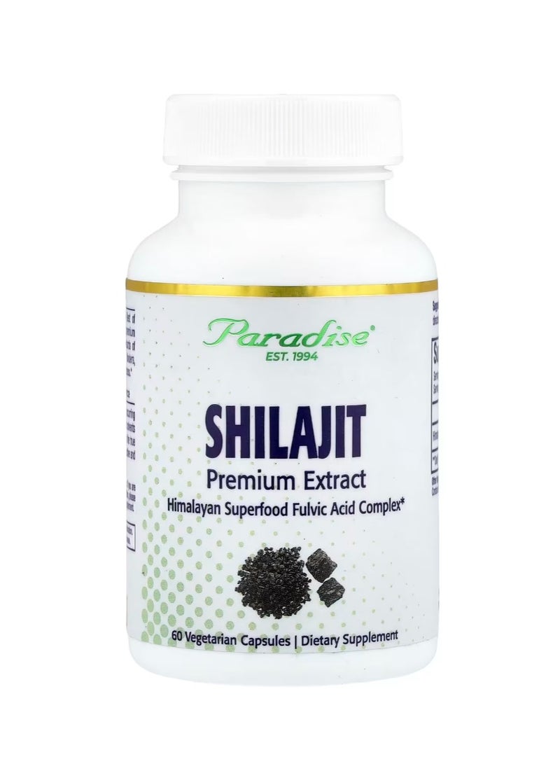 بارادايس هيربس مستخلص الشيلاجيت 60 كبسولة نباتية - Image 1