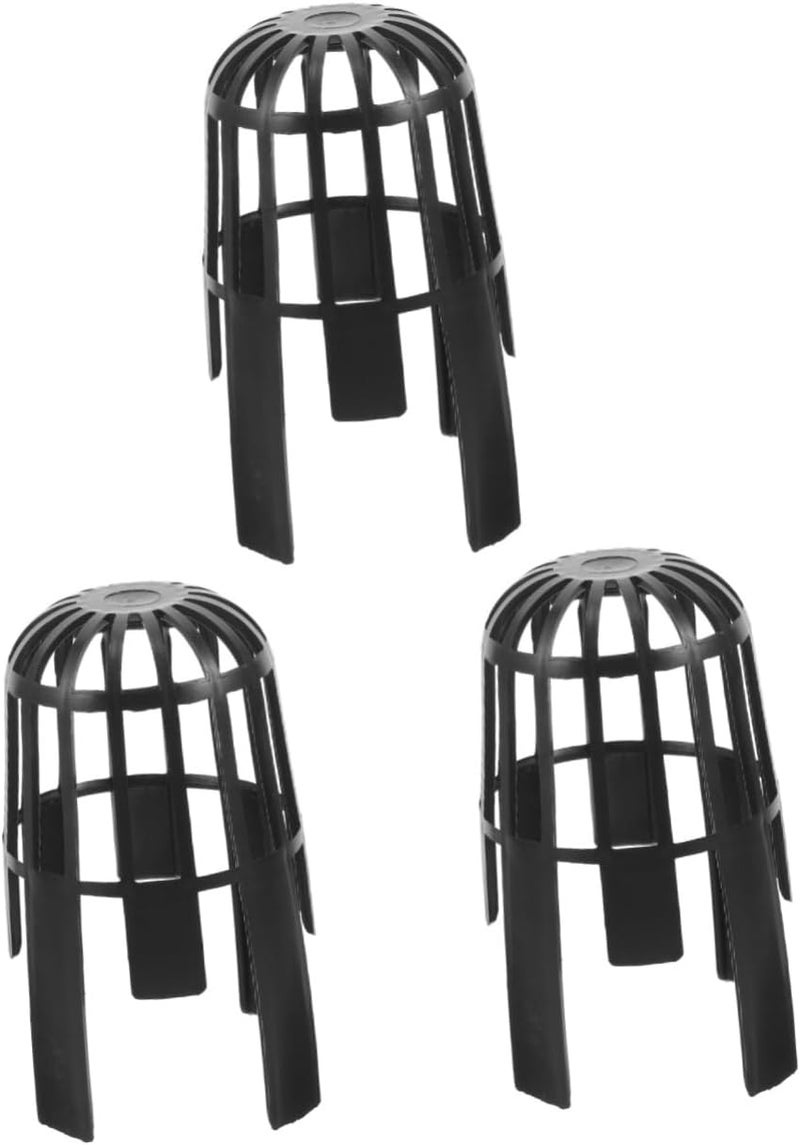 ARTIBETTER 3pcs Outdoor Gutter Guard Strainer Downspout Cover for Rain Gutters Prevents Clogging from Leaves and Debris Easy to Install - Image 1