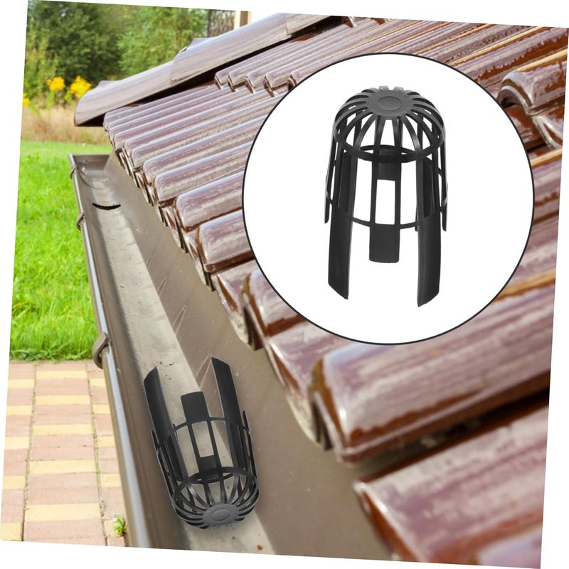 ARTIBETTER 3pcs Outdoor Gutter Guard Strainer Downspout Cover for Rain Gutters Prevents Clogging from Leaves and Debris Easy to Install - Image 4