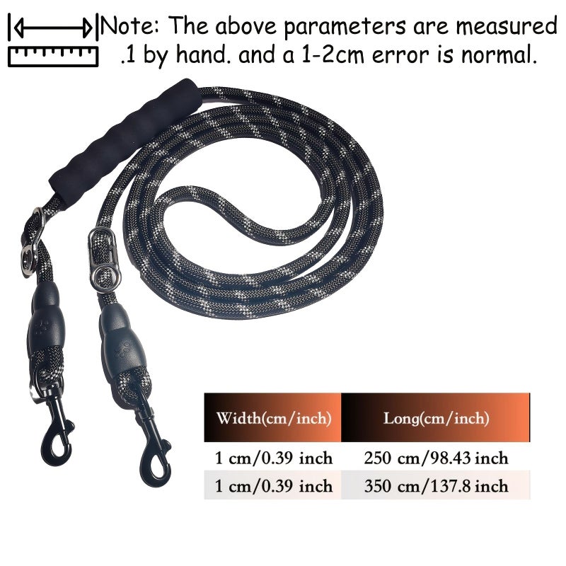 Red Large Multi Functional Hands Free Dog Leash For Walking Running - Image 2