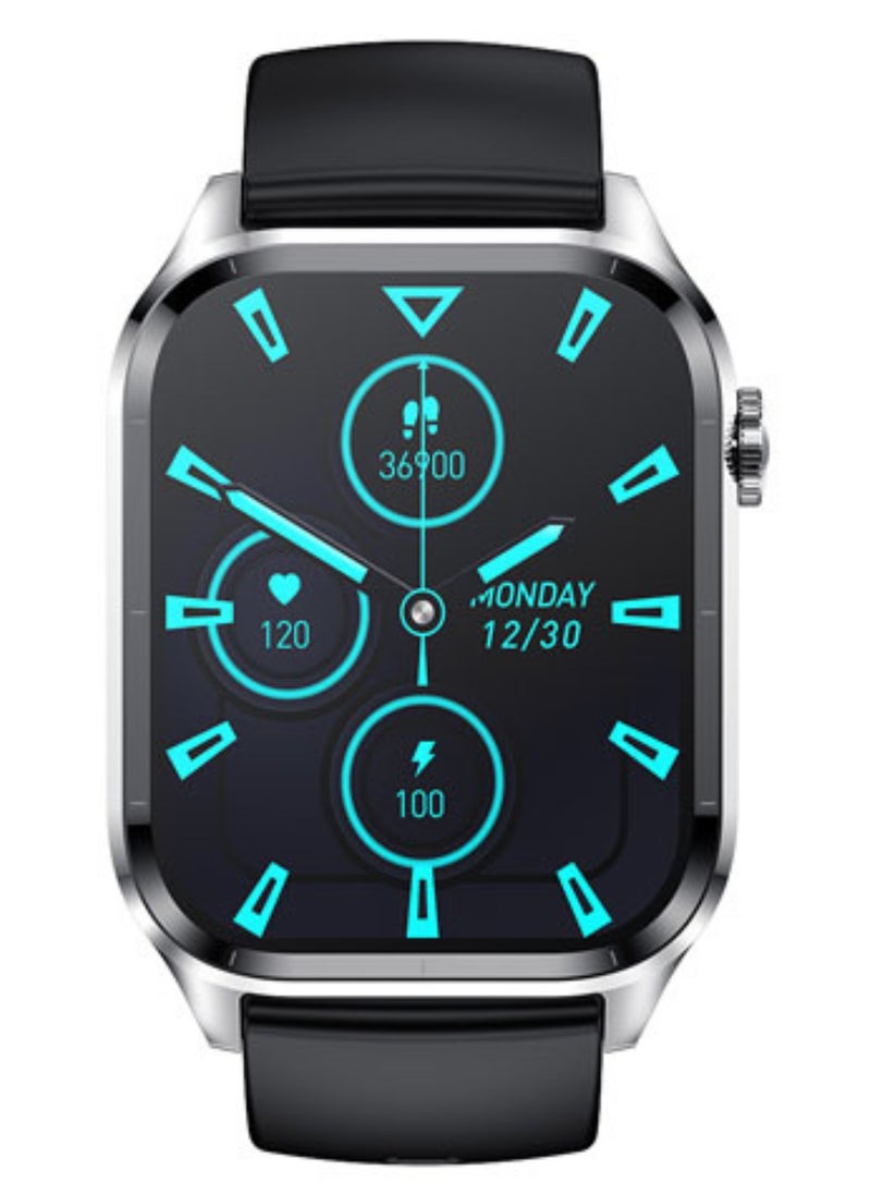 ProOne - ProOne PWS12 Smart Watch – Bluetooth Calling, Heart Rate & Blood Pressure Monitor, 1.91" HD Touch Screen, Multiple Sports Modes, NFC, Voice Assistant, IP68 Waterproof - Image 1