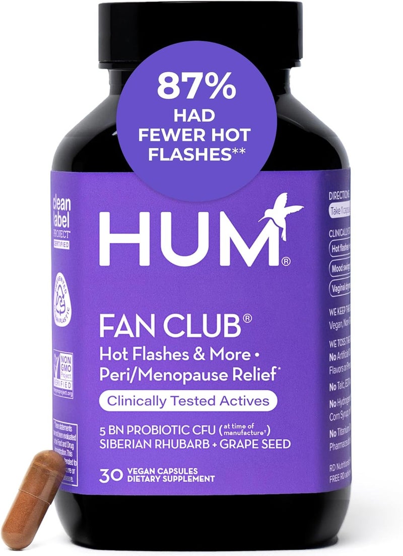 HUM Fan Club Menopause Probiotic Supplement for Women - Image 1