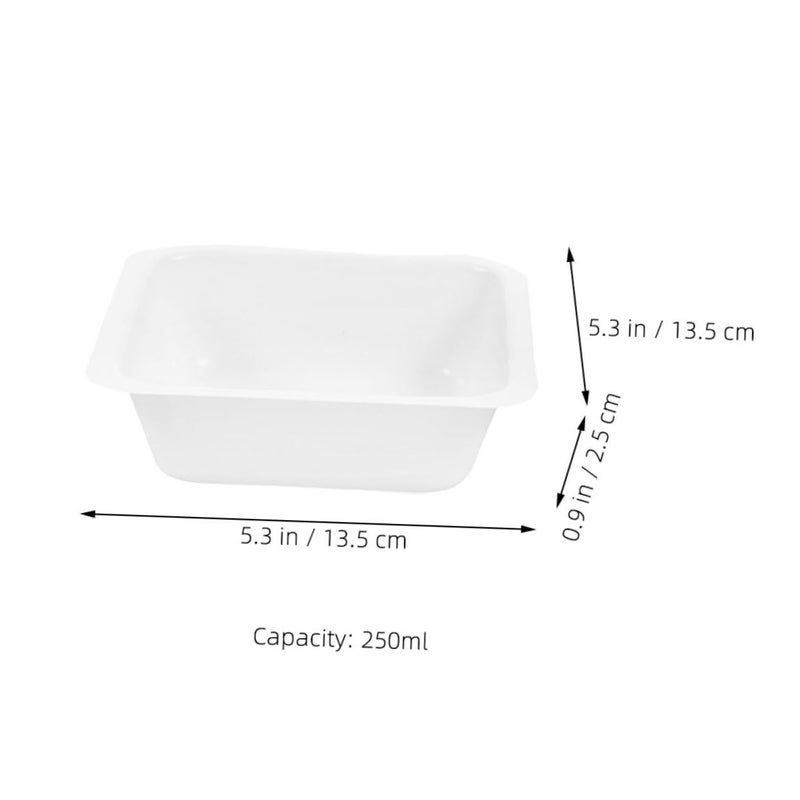 12pcs Large Square Plastic Weighing Trays High Precision Anti Static Lab Sample Boats - Image 3