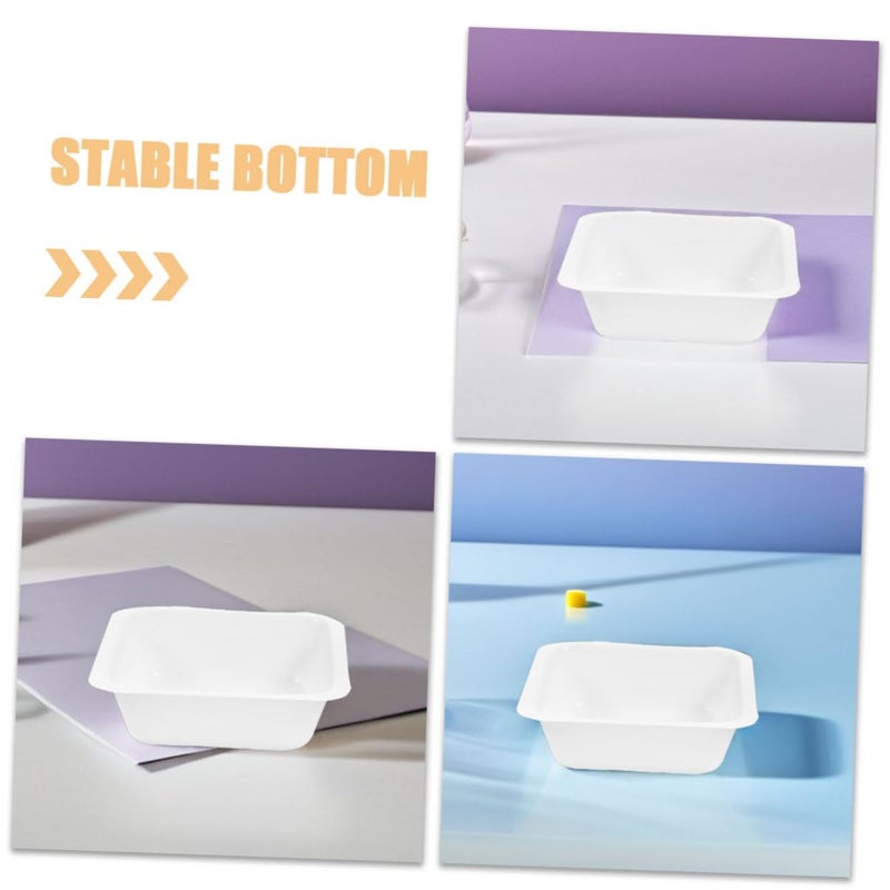 12pcs Large Square Plastic Weighing Trays High Precision Anti Static Lab Sample Boats - Image 4