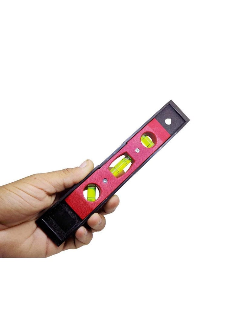ODDEVEN ODDEVEN Bubble Mini Pocket Portable Level Ruler Torpedo 3 Bubble Mini Pocket Portable Level Ruler Torpedo Magnetic Torpedo Level 30 cm  - Image 4