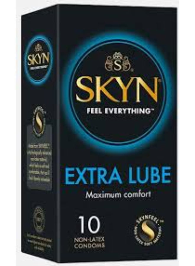 SKYN Feel Everything Extra Lube Non-Latex Comfort Wear - 10 Pieces - Image 1