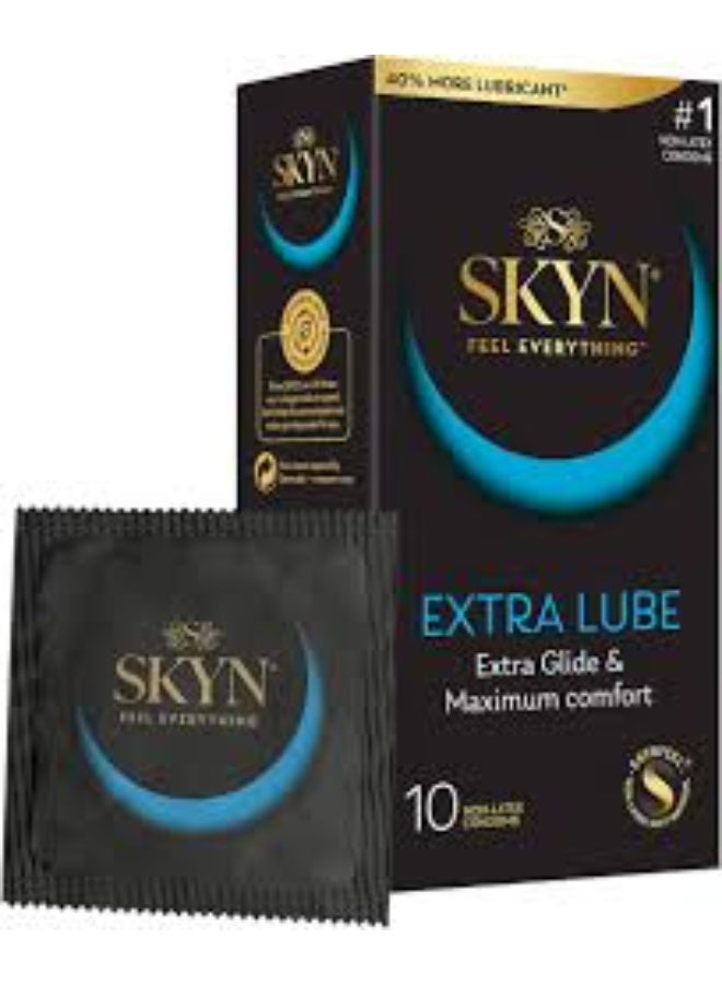 SKYN Feel Everything Extra Lube Non-Latex Comfort Wear - 10 Pieces - Image 2