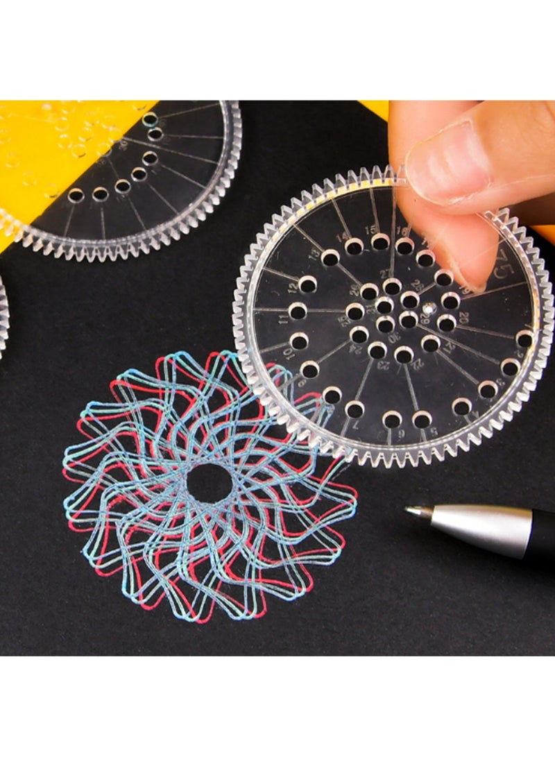 Spirograph, Drawing Spiralizer Set, Spiralizer Deluxe Set (Including 28 Drawing Magic Spirals), Art Drawing Kit, Geometric Drawing Ruler, Spiralizer Art Design Set For Adults And Children - Image 3
